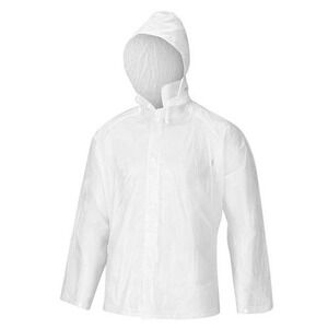 Stansport Adult's 2-Piece Hooded Peva Rainsuit - Clear, Small